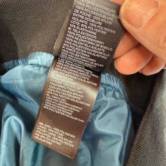 The North Face Men's Carto Triclimate Blue & Black Quilted Jacket Size XL - Picture 7 of 7